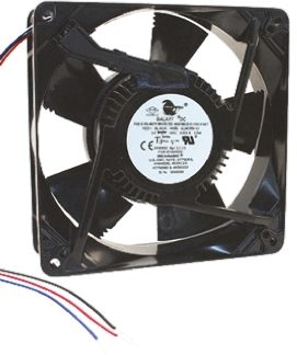 Ventola assiale in c.c. COMAIR ROTRON Enviro, 323m³/h, 12 V dc, 127 x 127 x 38mm