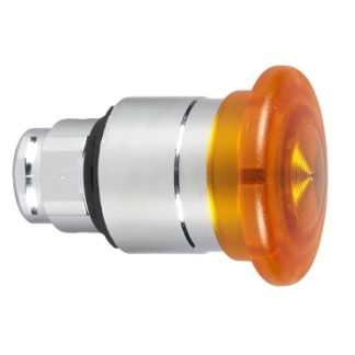 Attuatore pulsante tipo Ritorno a molla ZB4BW453 Schneider Electric serie Harmony XB4, Arancione