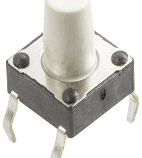 Interruttore tattile Wurth Elektronik, SPST, 6.2 x 6.5mm, L. attuatore 6.1mm, Montaggio con foro passante