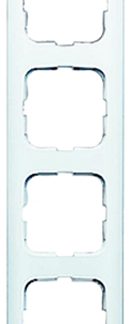 Telaio Busch Jaeger - ABB Reflex SI, 4 posti, col. Colore bianco, in Termoplastica