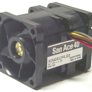 Ventola assiale in c.c. Sanyo Denki San Ace 9CRA, 55m³/h, 12 V c.c., 40 x 40 x 48mm