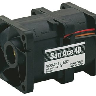 Ventola assiale in c.c. Sanyo Denki San Ace 9CRA, 54m³/h, 12 V c.c., 40 x 40 x 56mm