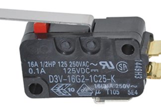 Microinterruttore, Omron, SP-CO, 16 A a 250 V c.a., IP40, Attacco rapido