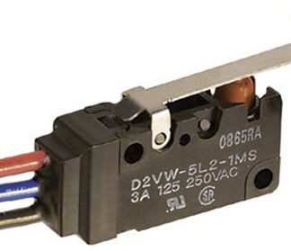 Microinterruttore, Omron, SP-CO, 5 A a 250 V c.a., IP67, con linguetta
