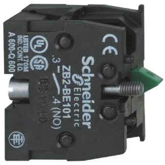 Blocco contatti Schneider Electric, 1 N/A, 600V, terminali a A vite