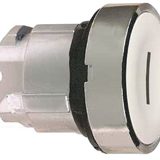 Attuatore pulsante tipo Instabile ZB4BA131 Schneider Electric serie Harmony XB4, Bianco