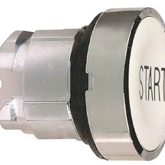 Attuatore pulsante tipo Instabile ZB4BA133 Schneider Electric serie Harmony XB4, Bianco