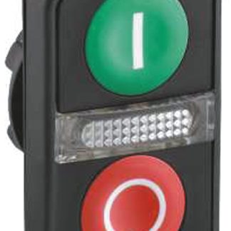 Coperchio testa pulsante tipo Instabile ZB5AW7A3741 Schneider Electric serie Harmony XB5, Nero, Bianco