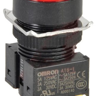 Interruttore a pulsante Omron, SPDT, , IP40 Montaggio a pannello