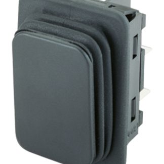 Interruttore a bilanciere Marquardt, DPDT, (On)-Off-(On), , Nero