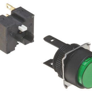 Pulsante Omron, Momentaneo, DPDT, , IP66 Montaggio a pannello