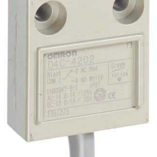 Interruttore di fine corsa Omron, Tasto a rotella, NO/NC, 250V, 125 V c.a. 100 ma, 30 V c.c. 100mA, IP67