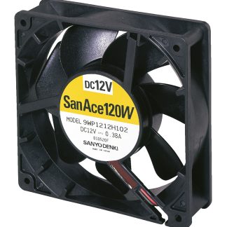 Ventola assiale in c.c. Sanyo Denki San Ace 9WP, 168.3m³/h, 24 V c.c., 119 x 119 x 38mm
