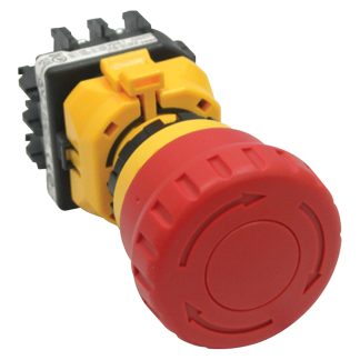 Pulsante di arresto di emergenza Idec XW1E, Montaggio a pannello, Ø 22mm