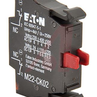 Blocco contatti Eaton, 2NC, 220 V dc, 230V ca