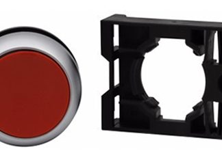 Attuatore pulsante tipo Mantenuto 216617 M22-DR-R Eaton serie RMQ Titan M22, Rosso
