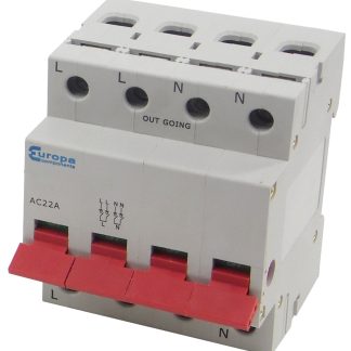 Interruttore di isolamento Europa ISO100-4, 4P, 100A, 230 → 400V ca, IP20