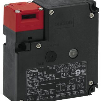Interruttore di interblocco a solenoide Omron D4NL, 24V cc, 2NC/1NO + 1NC/1NO, IP67