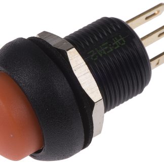 Interruttore a pulsante APEM, Momentaneo, SPDT, , 3 A, IP67 Montaggio a pannello