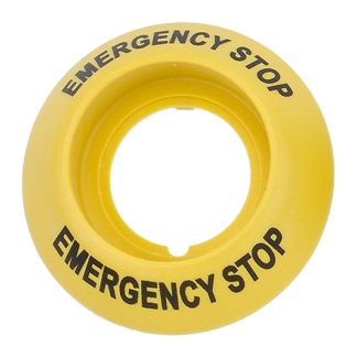 Cornice pulsante EAO 84-902B, per uso con Pulsante di arresto di emergenza serie 84