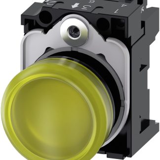 Spia 3SU1102-6AA30-1AA0, LED, foro 22mm, Montaggio a pannello, IP20