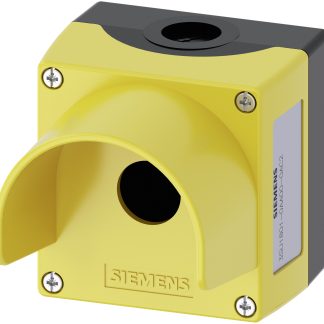 Scatola per pulsante Siemens, 1 foro, Ø 22mm, 85 x 85 x 112.5mm, , IP66, IP67, IP69