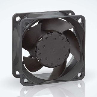 Ventola assiale in c.c. ebm-papst 630, 44m³/h, 12 V c.c., 60 x 60 x 25mm