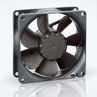 Ventola assiale in c.c. ebm-papst 8400 N, 79m³/h, 24 V c.c., 80 x 80 x 25mm