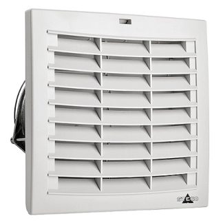 Ventilatore con filtro STEGO 215 x 215mm, 115 V c.a., 187m³/h, rumorosità 58dB(A)