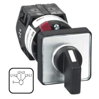 Interruttore Cam Schneider Electric serie Harmony K K10D024MCH 3P, 4 posizioni, 10A