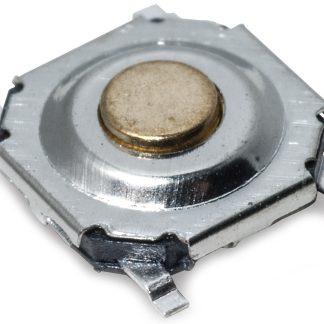 Interruttore tattile C & K, SPST, 5.2 x 5.2mm, L. attuatore 2 (Dia.)mm, Montaggio superficiale