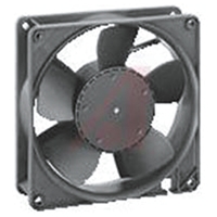 Ventola assiale in c.c. ebm-papst 5200 N, 340m³/h, 24 V c.c., 127 x 127 x 38mm