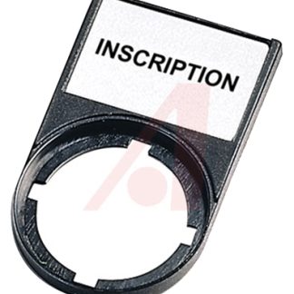 I porta-etichette o II Eaton per uso con Pulsanti modulari 22,5 mm