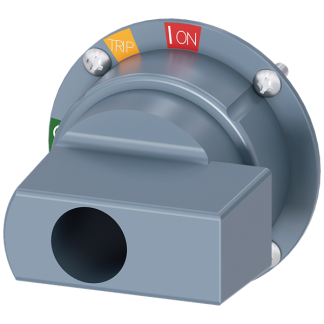 Manopola per interruttori a camme Siemens 3VA9, col. Grigio