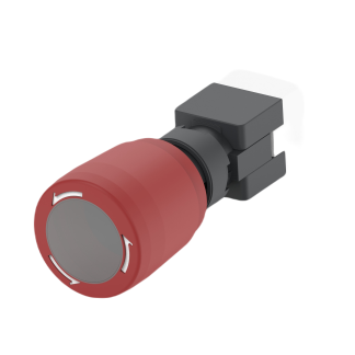 Pulsante di arresto di emergenza TE Connectivity PBES16, Montaggio a pannello, Ø 16mm
