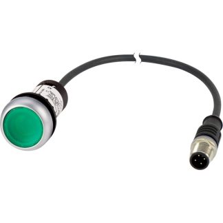 Interruttore a pulsante illuminato Eaton, Stabile, 1NO, luminoso, IP67, IP69K Filettato