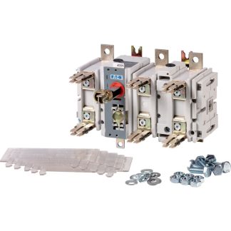 Sezionatore portafusibili Eaton 1318533 QSA400N-2/3, corrente max 400A, 3