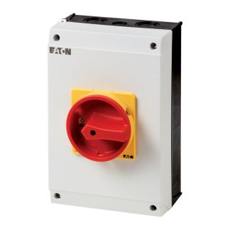 Interruttore di isolamento Eaton 222924 T5B-2-1/I4/SVB, 3P, 63A, montaggio su superficie, IP65