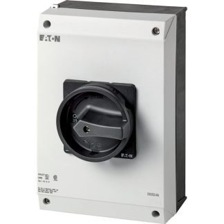 Interruttore di isolamento Eaton 255898 P3-63/I4/SVB-SW-NA, 3P, 63A, montaggio su superficie, IP65
