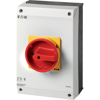 Interruttore di isolamento Eaton 255901 P3-63/I4/SVB/HI11-NA, 3P, 63A, montaggio su superficie, IP65
