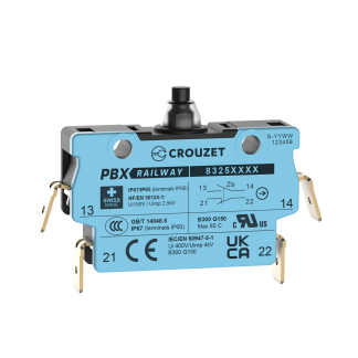 Microinterruttore, Crouzet, SPST, IP67, A vite