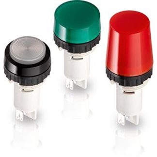 Lente pulsante Rotonda RAFI 5.49.233.005/1402, colore Giallo, per uso con Sistemi di segnalazione