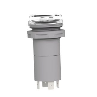 Spia XB5EV57K4, LED, foro 30mm, Montaggio a pannello, IP67 Harmony XB5