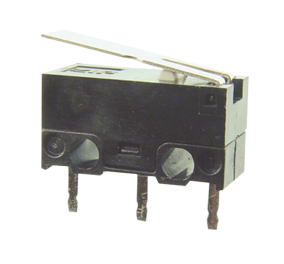 Microinterruttore con attivazione a scatto, C & K, SP-CO, 0,1 A a 125 V c.a., 0,1 A a 60 V c.c., Foro passante