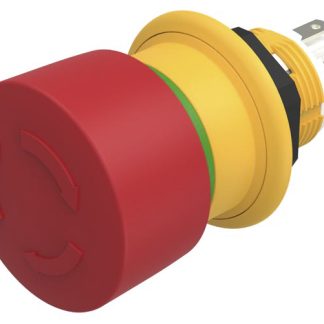 Pulsante di arresto di emergenza EAO 61 Compact, Montaggio a pannello, Ø 16mm