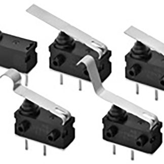 Microinterruttore ultraminiaturizzato, Omron, SPST, 100 mA, IP67, per PCB
