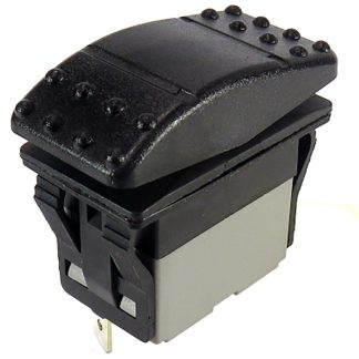 Interruttore a bilanciere RS PRO, DPDT, On-Off-On Illuminato, Nero