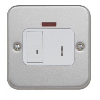 Presa con fusibile Contactum, 13A, 1 modulo, 2 poli, IP2X, fusibile BS 1363-4 250V