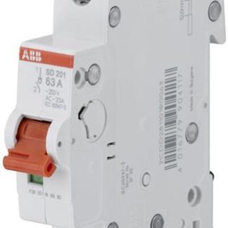 Interruttore di isolamento ABB 2CDD281101R0063 SD201/63 serie SD201, 1P, NO, 63A