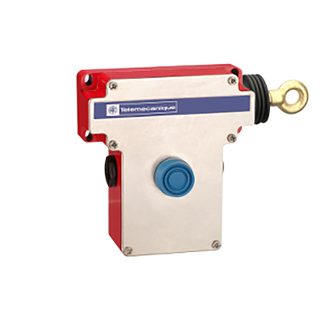 Interruttore a fune Telemecanique Sensors XY2, cavo da 70m, NO/NC, montaggio Lato destro